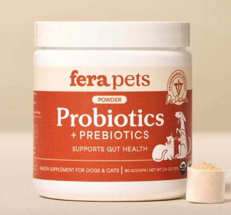 Fera Pets USDA Organic Probiotics with Prebiotics